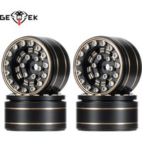 Brass 1.0 Inch Beadlock Wheel Rims Negative Offset SCX24 Weights for 1/24 1/18 RC Crawler AX24 FCX24 K5 Blazer Enduro24 TRX4M