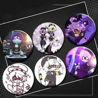 Murder Drone Uzi X N Lapel Pin Creative Cute Cartoon V Fanart Figure Brooch Backpack Badge Accessories Fans Collect Friends Gift