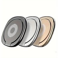Ultra-thin Phone Stand Finger Ring Holder 360° Degree Rotation Folding Metal Phone Stand Mount Smartphone Holder for Phone