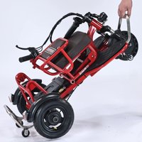 700W Foldable Electric Tricycle With Basket Removable Battery Double Motor Family Powerful 3 Wheel Mobility Scooter For Elders