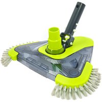 High Quality Under Water Cleaning Brush Included Blue Triangular Swimming Pool Vacuum Headpromote sales