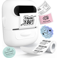 Marklife Thermal Label Printer P50 Mini Protable Bluetooth Stickers Self-adhesive Printer For Kitchen Office To Gift/Marking/Tag