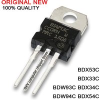 10PCS/LOT BD911 BD912 BDW93C BDW94C BDX33C BDX34C BDX53C BDX54C TO-220 N-channel Darlington Transistor New Original