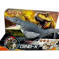 Jurassic Electric Simulated Mosasaurus Sound & Light Dinosaur Movable Tail Action Figure Dino Toy for Birthday Gift BG1009DR-1