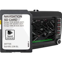 32GB Memory SD Card UK Europe Map GPS Discover MIB2 Media Navigation A1 for Skoda Octavia Superb Fabia Rapid Car 2026-2027