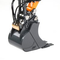 Metal Bucket Three Tooth Part for Toys LR914 PRO MAX C914 1/14 Hydraulic Remoted Excavator RC Digger Model Construction Machine