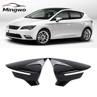 2pcs For SEAT Leon MK3 5F ST FR Cupra 2012-2020 Ibiza Mk5 Arona KJ7 2017-2020 Car Side Door Rear View Mirror Cover Cap Add on