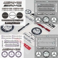 1pc Car Stickers For Mercedes Benz AMG W206 W204 W205 W212 W213 W221 W222 W240 W211 Fairing Fuel Tank Helmet Box Vinyl Decal