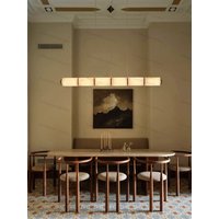 2026 Trendy Marble Collection Dimmable LED Chandelier Alabaster Pendant Light Suspension Luminaire Lampen For Dinning Room
