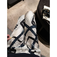 Old Money Style Casual Wide Leg Pants Women's Summer Thin Versatile High Waist Draped Printed Sports Pants Trendy