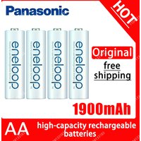 Panasonic Eneloop 100% original AA rechargeable battery 1.2v 1900mAh pre-charged nimh suitable for flashlight camera toys