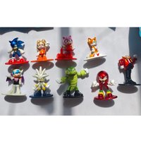 Sonic The Hedgehog Figure Dr Eggman Vector The Crocodile Silver Cream The Rabbit Children Toy