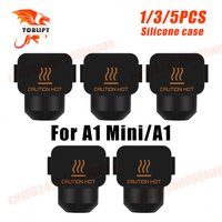 1/3/5/10PCS Silicone Socks For Bambu Lab A1 Mini Case 3D Printer Heating Block Silicone Sleeve A1 Hotend Heat Insulation Cover