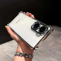 Four Corners Anti-shock Case For Vivo IQOO Neo 10 9 Pro IQOO Neo9 S 5G Lens Protection Plating Shockproof Protection Cover