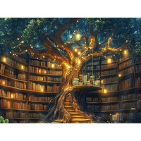 Evershine Counted Cross Stitch Landscape Needlework Embroidery Tree Unprinted 11CT Craft Kit Book Art Home Decoration