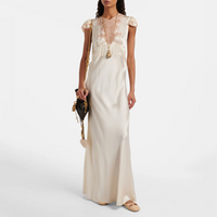 Customzied Short Sleeves A-line Chiffon Floor Length Evening Dresses with Back Button Prom Gowns Elegant Formal Party Dress