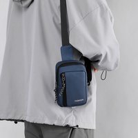 Handbag Crossbody Oxford Chest Bags Diagonal Solid Color Small Backpack Messenger Mini Square Men's Shoulder Bag Outdoor