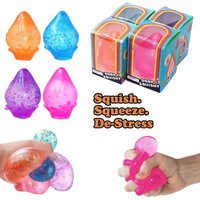 Needoh Dream Drop Glitter Maltose Water Drop Squishy Slow Rebound Stress Relief Sensory Vent Ball For Office Adults Fidget Toy