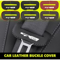 For KIA Car Seat Belt Buckle Leather Anti-Scratch Protector Cover Sportage Ceed Sorento Cerato Optima Picanto Rio Soul