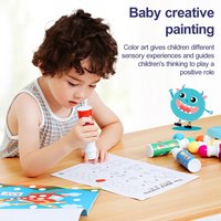 Kids Doodle Pen Stationery Dot Markers Eco-friendly Washable Bingo Daubers For Kids DIY Toddler Arts Crafts Dot Paints Set