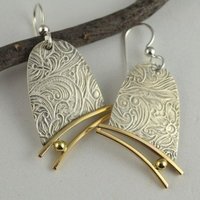 Vintage Ethnic Metal Carving Pendant Earrings For Women Bohemia Tribal Style Texture Dangle Earrings Unique Design Jewelry