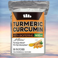 30 Patches Turmeric Curcumin Transdermal Patches Antioxidant For Joint Health