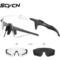 AliExpress SCVCN Rimless Fashion Sunglasses Cycling Glasses Photochromic Sports for Men Mountain Bike Bicycle Eyewear Goggles MTB UV400