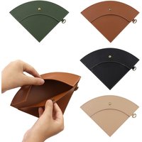 PU Leather Coffee Filter Paper Storage Bag for Coffee Dripper Waterproof Coffee Filters Holder Pouch Outdoor Camping Supplies