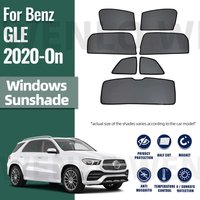 For Mercedes Benz GLE W167 2020-2023 2024 Car Side Window Sunshade Windshield Sun Shade Solar Protection Parasol Curtains
