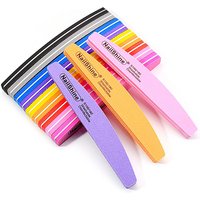 10pcs Nail Blocks Files Double-sided Colorful Sponge Nail Polish Buffing Sanding Buffer Strips Polishing Pedicure Manicure Tools