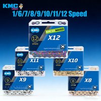 AliExpress KMC 6 7 8 9 10 11 12 Speed MTB Chain Road Bike Curren 116 118 126 Links X8 X9 X10 X11 X12 Mountain Bicycle Chains for Shimano