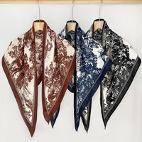 Hochwertiger Luxus-Mode-Druck-Schal mit dreieckigem Binder-Kopftuch für Damen – Neuer Nischen-Mode-Allrounder-Schal und Jeansgürtel