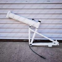 Folding Mountain Bike Frame Aluminum Alloy 26/27.5*17 Oil Disc, Suitable for DIY Bicycle Assembly Lithium Battery Electric Bike