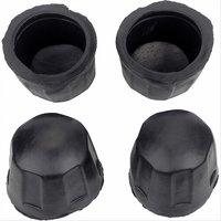 Rubber Wheel Hub Dust Caps, Universal Replacement for 110-250cc ATV Go Kart Off Road Quad