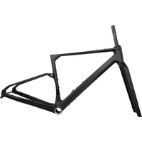 AliExpress FARAOLL 2026 G50 Carbon Gravel Bike Frame 700C*50C UDH Hanger Full Internal Cable Disc Brake Gravel Bicycle Frameset Storage Box