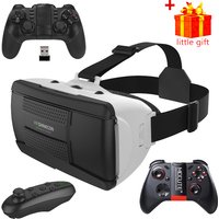 VR Glasses 3D Headset Virtual Reality Helmet Cell Phone Goggle Devices Viar Lenses Smartphone Smart VR Game Video Controller Set