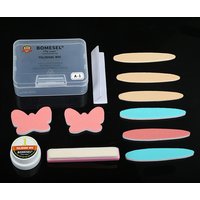 YIBER NEW Manicure Make Up Set Nail Care Buffering Cream Care Tool Polishing Supplies Women Gel Polish Nails Art Buffers Kit