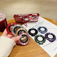 Portable Fashion Glitter Bling Phone Bracket Magnetic Mobile Phone Ring Holder For iPhone 15 14 13 Pro Max Samsung Galaxy Xiaomi