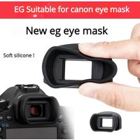 EG Silicone Camera Viewfinder Eyepiece Eyecup For Canon EOS 5DM4 5DM3 5DS 5DSR 7DM2 7D EOS 1DX Mark II 1DX Replaces for Canon Eg