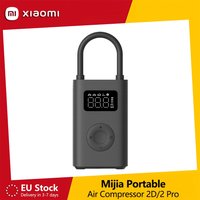Xiaomi Mijia Tragbarer Luftkompressor 2D/2 Pro Digitaler Reifenfüller Elektrische Luftpumpe mit LED-Lampe für Auto, Motorräder, Fahrräder