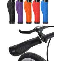 AliExpress riderace RIDERACE Bicycle Handlebar Grips Dual Lock Mountain Bike Handle Bar Cover Shockproof Non-Slip Ergonomic Cycling Grip Soft Rubber