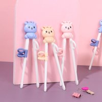 Cute Kids Toughness Baby Training Eating Helper Learning Chopsticks Beginner Chopsticks