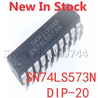 5PCS/LOT SN74LS573N 74LS573 HD74LS573P DIP-20 octal line driver In Stock NEW Original IC