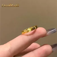EternaGold 24K pure gold ring for couples, 9999 real gold romantic love gold ring, jewelry birthday gift