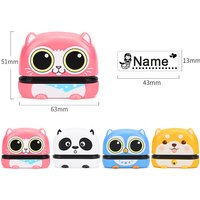Customized Name Stamp Chop Gift 2X50cm Tape Waterproof Personal Student Child Baby Engraved Name Seal Non-fading Kindergarten