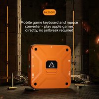 Aimzenix AX360M QiBing iOS Keyboard and Mouse Converter, 1000+Hz High Speed Mobile Gaming Peripheral for PUBG Mobile Game Throne