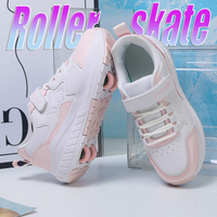 Roller Skate Shoes Kids Fashion Casual Sports Children 4-Wheels Sneakers for Boys and Girls Gift Nice Footwear
