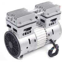 Ölfreier Luftkompressor, 750W 8Bar 125L/min 1PS Leiser Kupfermotor-Pumpe mit integriertem Thermoschutz & großem Kühlventilator, für Reifenfüllung, Kühlung, Klimaanlage