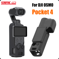 Silicone Case for DJI Osmo Pocket 4 Split Full Body Protection Cover Lockable Heat Vent & Anti-Slip Grip Vlog Shooting