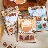 30 Sheets Kawaii Cute Daily Do-It Check List Memo Pad INS Cartoon Message Paper Sticky Notes for Scrapbooking School Supplies